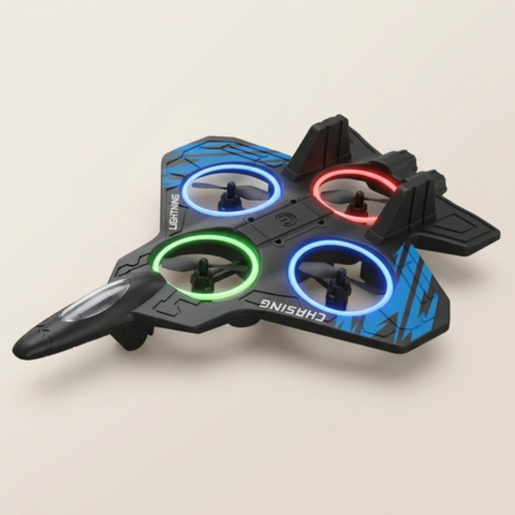 LED Foam Drone for Kids | Remote Control Flying Toy Plane
