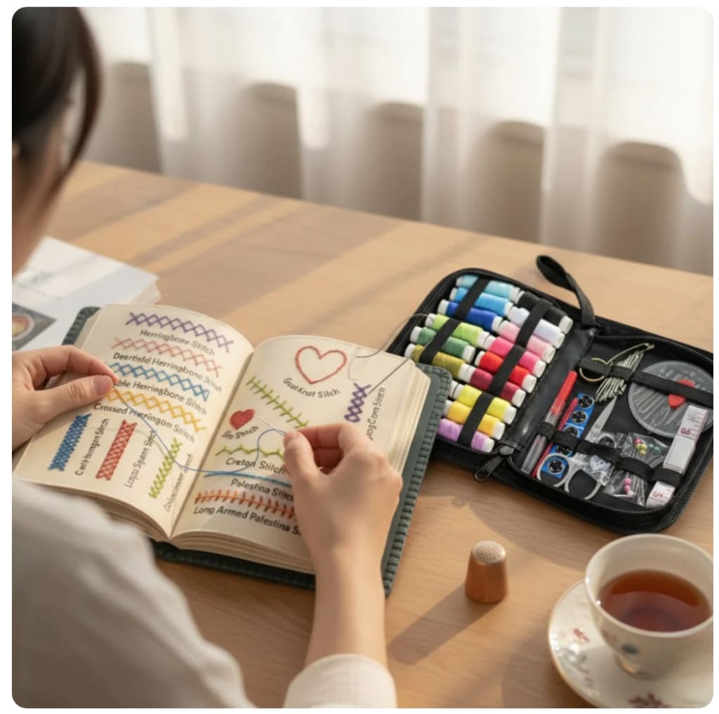 Velora: Embroidery Booklet + Kit