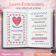 MindJoy: Embroidery Booklet + Kit